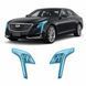 Купити Антигравійна захисна бронеплівка за лекалами для Cadillac CT6 I 2016-2018 - оптика (фари та ПТФ) 103332 Модельні лекала захисних плівок для Cadillac