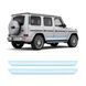 Buy Pre-cut paint protection film for Mercedes-Benz G-Class W463 2018- lower body area 106936 Model-specific paint protection film patterns for Mercedes-Benz