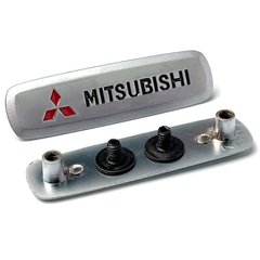 Купить Эмблема шильдик Mitsubishi для автомобильных ковриков Алюминий 1 шт 62260 Эмблемы шильдики Подпятники для автоковриков