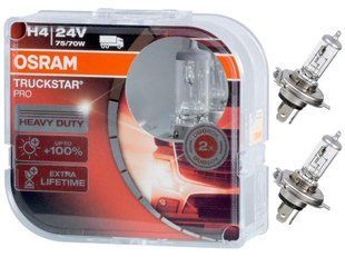 Buy Automotive halogen lamp Osram Truck Star +100% H4 75/70W /24V 2 pcs (64196 TSP BOX) 38385 Osram Halogen Lamps