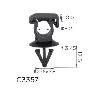 Купить Клипса проводки d8.1 (C3357) 74239 Фиксатор уплотнителей