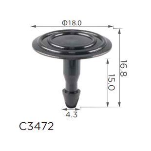 Buy Honda Rear Fender Suspension Clip 91501T2A003 (C3472) 74189 Nail type fastener