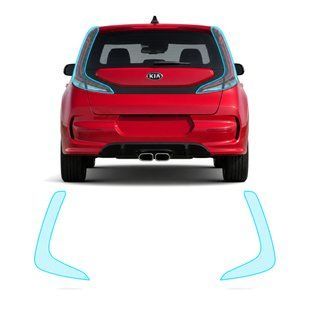 Buy Pre-cut paint protection film for Kia Soul SK3 2019-2025 - rear brake lights 105767 Model-specific paint protection film patterns for Kia