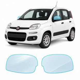 Купити Антигравійна захисна бронеплівка за лекалами для Fiat Panda III 2011-2024 - дзеркала 104213 Модельні лекала захисних плівок для Fiat