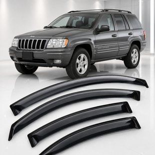 Купити Дефлектори вікон вітровики для Jeep Grand Cherokee II (WJ) 1999-2004 Скотч 3M (AMJ10499) Acrylic 4 шт 110579 Дефлектори вікон Jeep