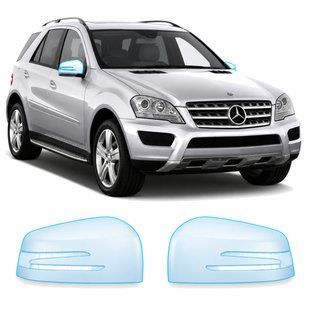 Buy Pre-cut paint protection film for Mercedes-Benz M-Class W164 facelift 2008-2011 - mirrors 107117 Model-specific paint protection film patterns for Mercedes-Benz