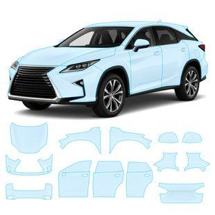Buy Pre-cut paint protection film for Lexus RX AL20 2015-2018 - full body 106317 Model-specific paint protection film patterns for Lexus