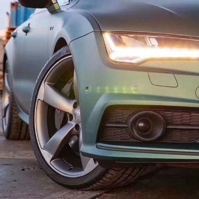 Купити Автомобільна Вінілова Плівка ПВХ Super Matte Satin Army Green 1.52 Метра х 1 Метр 160 мікрон (CL-MS-11) 86509 Карбонова плівка універсальна 3D 5D 7D