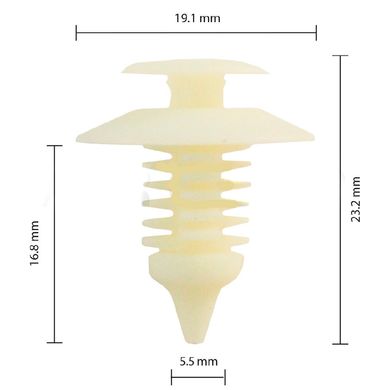 Купить Клипса крепления обшивки дверей молдинг Audi VW 175867299 Renault 8934201681 (C0458) 73223 Фиксатор дверного типа