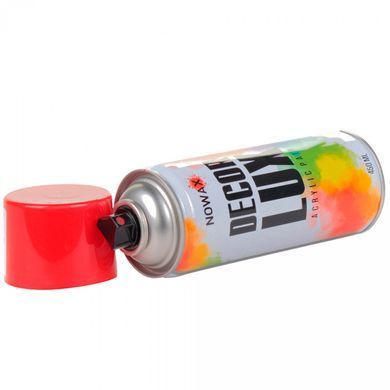Купити Акрилова фарба Nowax Спрей 450 мл Сигнальний Червоний (signal red/ral3001) 58854 Фарби аерозольні