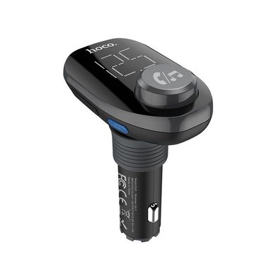 Купити Автомобільний FM модулятор (трансмітер) Модулятор Bluetooth HOCO E45 2 USB Чорний (Оригінал) 56207 FM Трансмітери (Модулятори)