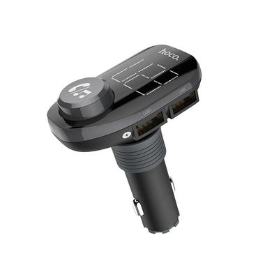 Купить Автомобильный FM модулятор (трансмиттер) Модулятор Bluetooth HOCO E45 2 USB Черный (Оригинал) 56207 FM Трансмиттеры (Модуляторы)