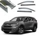 Купити Дефлектори вікон вітровики Benke для Honda CR V 2017- Хром Молдинг Із Нержавіючої Сталі 3D 32128 Дефлектори вікон Honda - 1 фото из 10