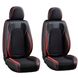 Купить Чехлы Накидки для сидений Voin 5D Передние Полоска Черные Красный кант (V-8803 Bk) 66954 Накидки для сидений Premium (Алькантара) - 1 фото из 2