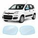 Купить Антигравийная защитная бронепленка по лекалам для Fiat Panda III 2011-2024 - зеркала 104213 Модельные лекала защитных пленок для Fiat