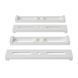 Buy License plate holder, frameless, plastic, straight, white, 4 pcs (VRNP1101) 102710 Number frame - Universal - American type - 5 photos from 5