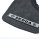 Купити Бризковики малі Elegant для Skoda Серебренн. напис,м'яка структурна гума Mud-Flaps2 шт 23468 Бризковики універсальні з логотипом моделей - 2 фото из 4