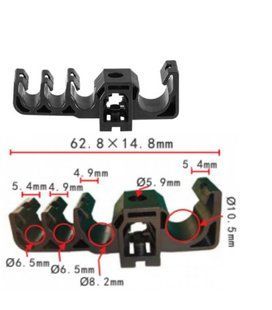 Купить Клипса держатель трубок электропроводки Toyota (90949-01D14, 9094901D14, 21233) (C1013) 74240 Фиксатор уплотнителей