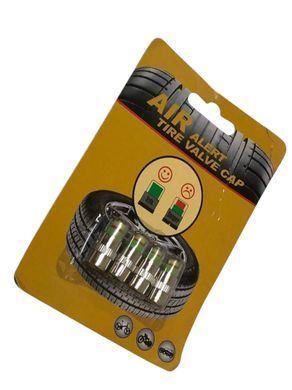 Buy Tire pressure indicator caps (4 pcs) made entirely of copper 95188 Trending product