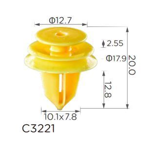 Buy NISSAN Door Trim Fastening Clip (84953JA00A 15593) (C3221) 73324 Door type retainer
