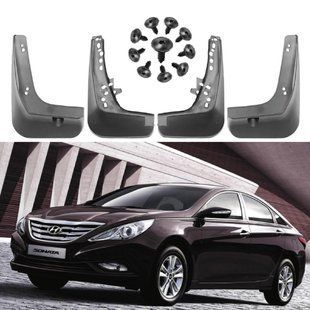 Buy Mud flaps for Hyundai Sonata (YF) 2009-2015 Model Set of 4 100485 Mudguards for Hyundai