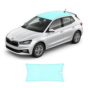 Купити Антигравійна захисна бронеплівка за лекалами для Skoda Fabia IV 2021- зона даху 108850 Модельні лекала захисних плівок для Skoda