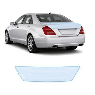 Купити Антигравійна захисна бронеплівка за лекалами для Mercedes-Benz S-Class W221 facelift 2009-2013 - зона кришки багажника 107186 Модельні лекала захисних плівок для Mercedes-Benz