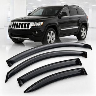 Buy Window deflectors for Jeep Grand Cherokee III (WK2) 2010 3M Tape (AMJ10810) Acrylic 4 pcs 110580 Window deflectors for Jeep