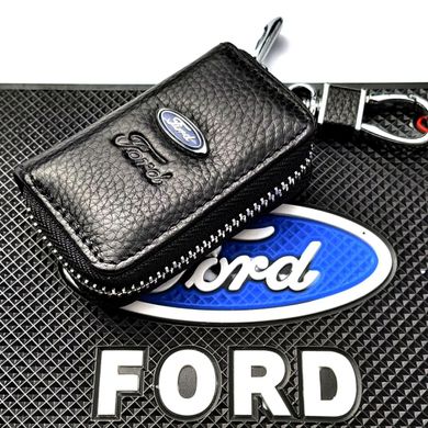 Купити Автомобільна ключниця для ключів з логотипом Ford (Тіснена кожа) 991 Чохли для автоключів
