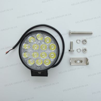 Купити Додаткова LED фара 42W (3W*14) 10-30V Ø 115x45 mm Дальній (27-42W) 1 шт 8510 Додаткові LЕD фари