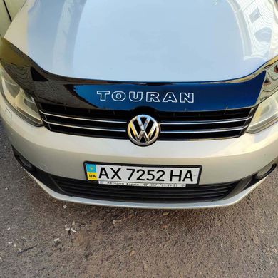 Купить Дефлектор капота мухобойка Volkswagen Touran II 2010-2015 Voron Glass 63263 Дефлекторы капота Volkswagen