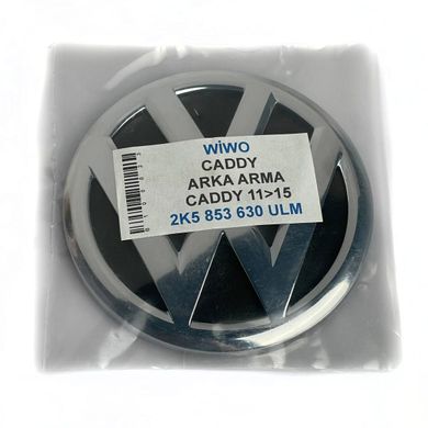 Купить Эмблема для Volkswagen Caddy 2010-2015 110 мм Задняя (2K 5853 630 ULM) 42564 Эмблемы на иномарки