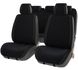 Купити Накидки для сидінь Алькантара Palermo Premium комплект Чорні 9906 Накидки для сидінь Premium (Алькантара) - 1 фото из 12