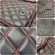 Buy Floor mats for Suzuki Vitara II 5dv. 2015- Eco-leather with heel pad 5 pcs (Rombus) 69840 Floor mats for Suzuki - 6 photos from 7