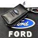 Купити Автомобільна ключниця для ключів з логотипом Ford (Тіснена кожа) 991 Чохли для автоключів - 2 фото из 6