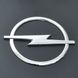 Купить Эмблема для Opel 126 x 152 мм пластиковая Xром Скотч (Omega B) 21567 Эмблемы на иномарки - 1 фото из 2