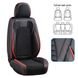Купить Чехлы Накидки для сидений Voin 5D Комплект Полоска Черные Красный кант (V-8803 Bk) 66955 Накидки для сидений Premium (Алькантара) - 2 фото из 7