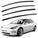 Купить Дефлекторы окон ветровики Benke для Tesla Model 3 2017- Premium (BTSM31923) 62324 Дефлекторы окон Tesla - 1 фото из 9
