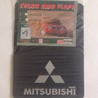 Купить Брызговики Mitsubishi большие логотип + надпись 2шт Speed Master 23370 Брызговики универсальные с логотипом моделей