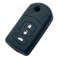 Купити Чохол для автоключів Mazda Силікон Carbon Оригінал 950 (2296) 62858 Чохли для автоключів (Оригінал)