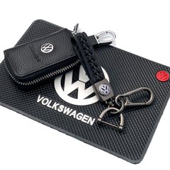 Купить Автонабор №44 для Volkswagen / Коврик панели / Брелок с карабином и чехол для автоключей с логотипом 38714 Подарочные наборы для автомобилиста