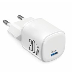 Купити Мережевий зарядний пристрій Brevia ePowerGaN PD20W USB-C білий 44020GCW 81217 Мережевий зарядний пристрій