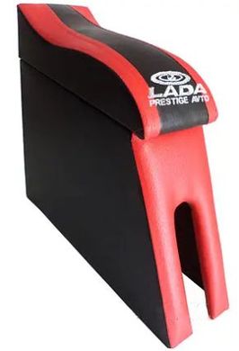 Купить Подлокотник модельный LADA 2101-06 с логотипом изогнутый под руку Красный 23131 Подлокотники в авто