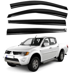 Купити Дефлектори вікон вітровики Mitsubishi L200 Triton 2008-2015 Скотч 3M SunPlex (SP-S-68) 63281 Дефлектори вікон Mitsubishi