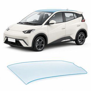 Купити Антигравійна захисна бронеплівка за лекалами для BYD Seagull (Dolphin Surf) I 2023- зона даху 103174 Модельні лекала захисних плівок для BYD