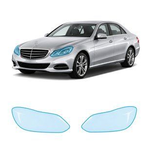 Купити Антигравійна захисна бронеплівка за лекалами для Mercedes-Benz E-Class W212 facelift 2013-2016 - оптика (фари та ПТФ) 106788 Модельні лекала захисних плівок для Mercedes-Benz