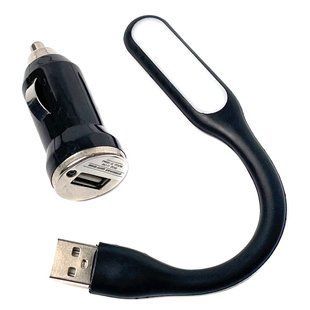 Купити Гнучка LED лампа для ноутбука повербанка з автозарядкою (IDC-008) 57692 Ліхтарики Переноски Прожектори