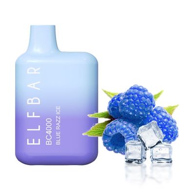 Купить Elf Bar BC4000 POD 5% Оригинал Blue Razz Ice Синяя Малина с Холодком (Подзаряжаемый) 44658 Одноразовые POD системы