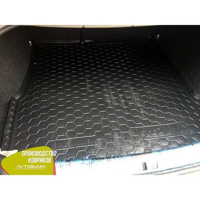 Купити Автомобільний килимок в багажник Volkswagen Passat B5 1996- (Sedan) / Гумовий (Avto-Gumm) 27709 Килимки для Volkswagen