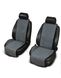 Купить Накидки для передних сидений Алькантара широкие Серые 2 шт 8093 Накидки для сидений Premium (Алькантара) - 1 фото из 3